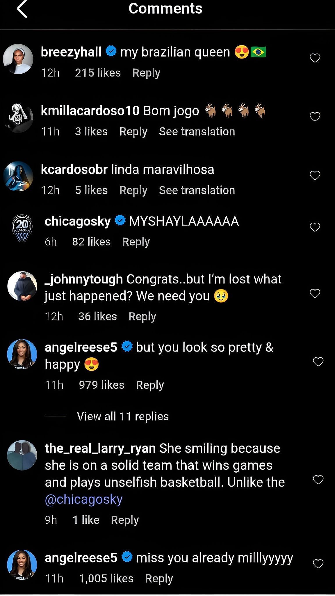 Comments on the post
